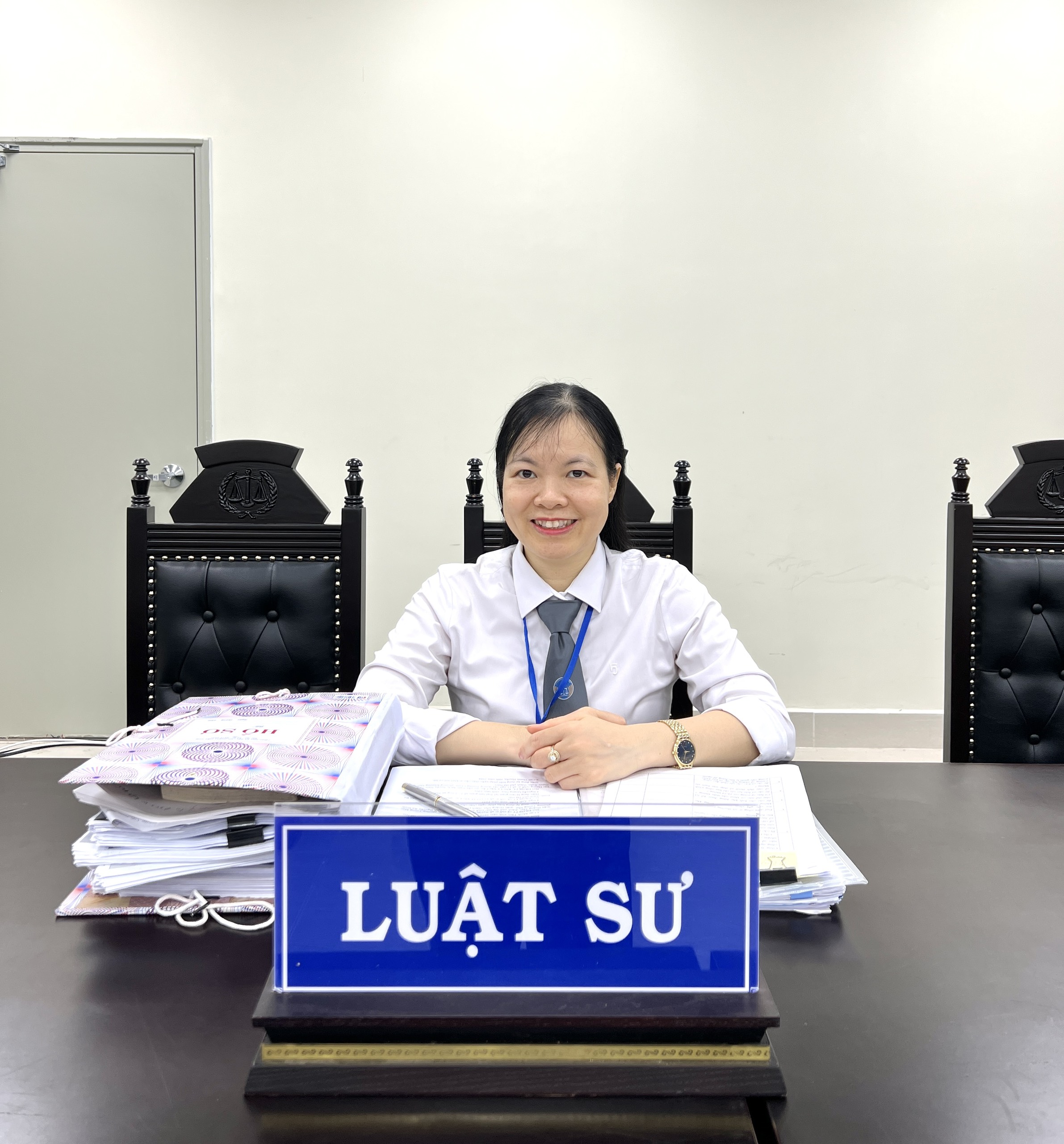 Luật sư Phạm Thị Bích Hảo bào chữa cho bị cáo trong vụ án tham ô tài sản